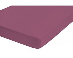 Napínací prostěradlo Jersey Castell 140x200 cm, fialové