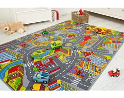 Dětský koberec 140x200 cm, motiv Silnice