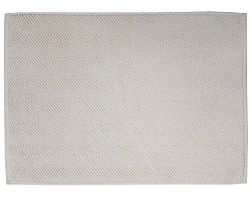 Koupelnová předložka Ocean, BIO bavlna, Oxford Tan, vlnkovaný vzor, 50x70 cm