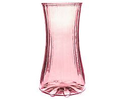 Skleněná váza Nigella 23,5 cm, růžová