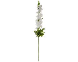 Umělá květina Ostrožka 70 cm, bílá