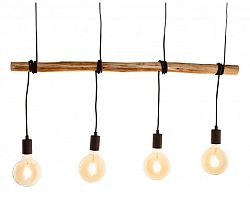Závěsné stropní osvětlení Nerida, dřevo